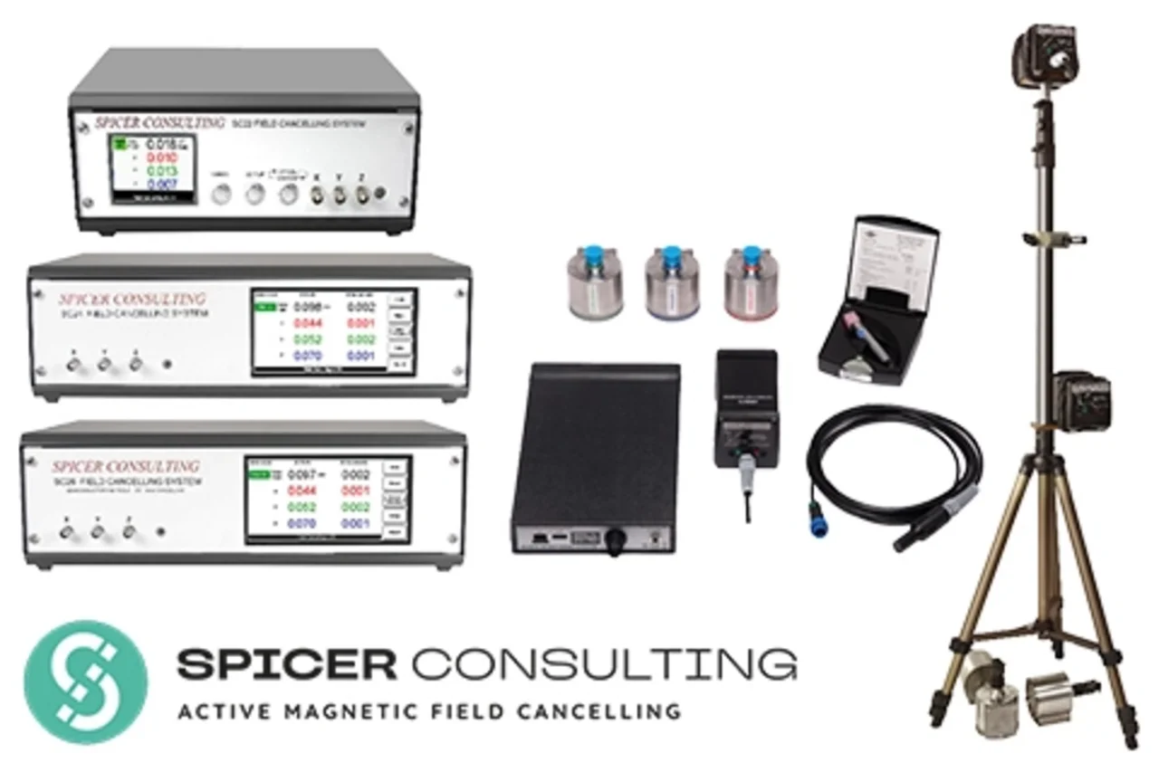 Magnetic field compensation by Spicer Consulting
